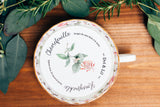 Teacup Candle Rice Flower