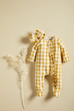 Rustic Gingham Sleeper & Headband Set