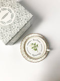 Teacup Candle Rice Flower