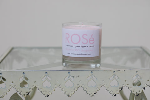 Rose' Candle