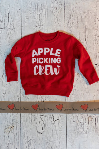 Apple Picking Crew Sweatshirt (Toddler)